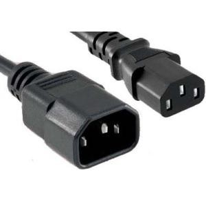 Enet Components C13C14-2F-ENC Power Cords Enet C13 To C14 2ft Black Power Extension Cord / Cable 250v 18 Awg 10a Nema Iec-320 C13 To Iec-320 C C13c142fenc 098379349561
