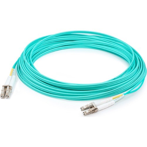 Addon ADD-LC-LC-35M5OM3 Cables Addon 35m Lc (male) To Lc (male) Aqua Om3 Duplex Fiber Ofnr (riser-rated) Patch Cable - 100% Compati Addlclc35m5om3 821455601891