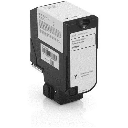 Dell FKRWV Toners & Ink Cartridges Dell Original High Yield Laser Toner Cartridge - Yellow - 1 / Pack - 12000 Pages (fkrwv) 997249225472