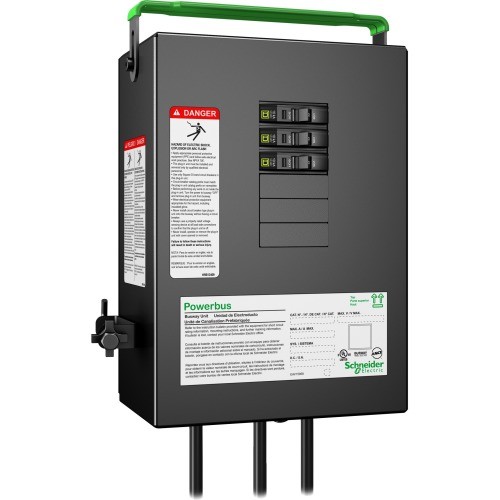 Apc Schneider PBP4A31L520F Miscellaneous Devices Apc By Schneider Electric Pb Busway Tap Off Unit, 3x1 Pole 3 Wire 20a, 3 Drop Cords,3f,5f,7f, L5-20, 