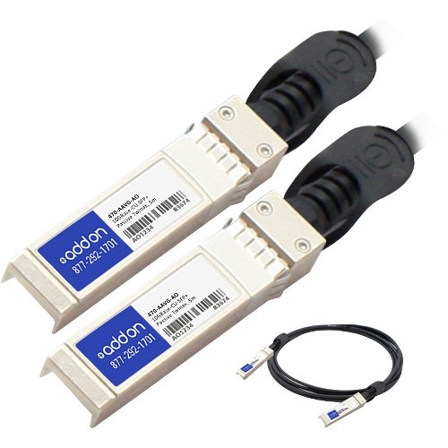 Addon 470-AAVG-AO Cables Addon Dell 470-aavg Compatible Taa Compliant 10gbase-cu Sfp+ To Sfp+ Direct Attach Cable (passive Tw 470aavgao 821455597477