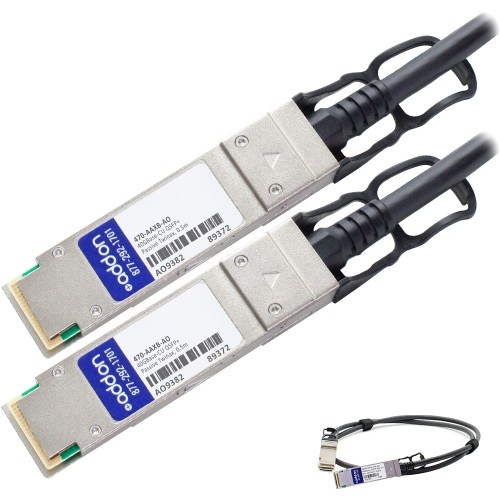 Addon 470-AAXB-AO Cables Addon Dell 470-aaxb Compatible Taa Compliant 40gbase-cu Qsfp+ To Qsfp+ Direct Attach Cable (passive  470aaxbao 821455605615