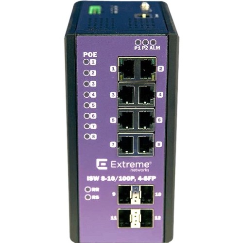 Extreme Networks 16802 Switches & Bridges Extreme Networks Isw 8-10/100p, 4-sfp Ethernet Switch - 8 Ports - Manageable - Fast Ethernet - 100ba 644728168026