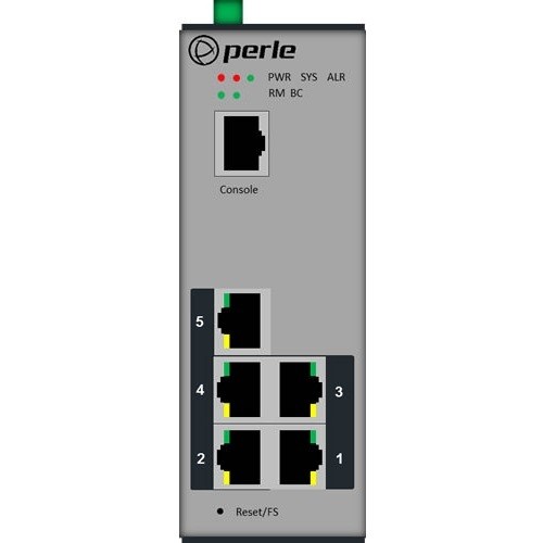 Perle Systems 07013250 Switches & Bridges Ids-205 - Managed Industrial Ethernet Switch 5 Port Compact Din Rail Switch 679202132507