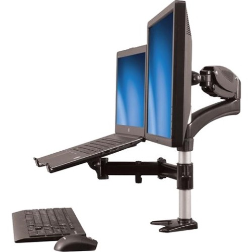 Startech ARMUNONB Mounting Kits Single-monitor Arm - Laptop Stand - One-touch Height Adjustment 065030864589