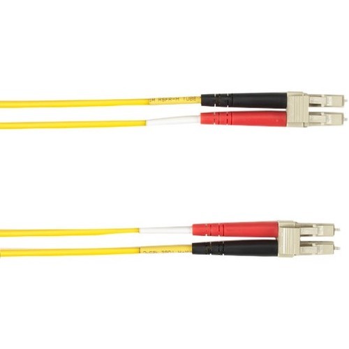 Black Box FOCMRSM-005M-LCLC-YL Cables Black Box Fiber Optic Duplex Patch Network Cable - 16.40 Ft Fiber Optic Network Cable For Network De Focmrsm005mlclcyl 822088095323