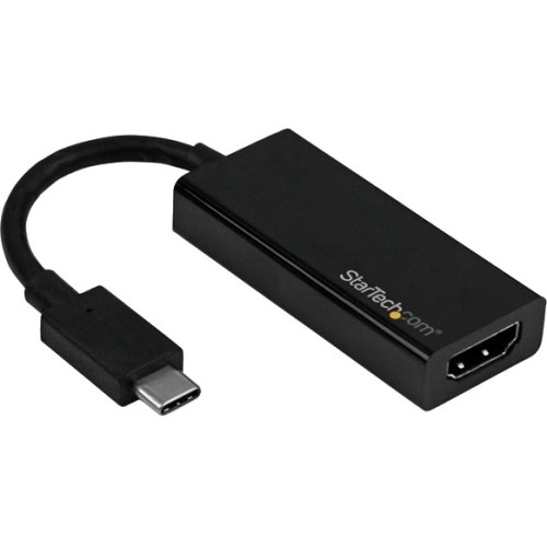 Startech CDP2HD4K60 Connector Adapters Usb-c To Hdmi Adapter - Thunderbolt 3 Compatible - Black - 4k 60hz 065030865135