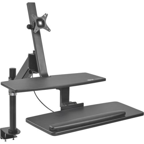 Eaton WWSS1327CP Tables & Desks Eaton Tripp Lite Series Workwise Height-adjustable Sit-stand Workstation, Single-monitor, Clamp-on - 095205009538