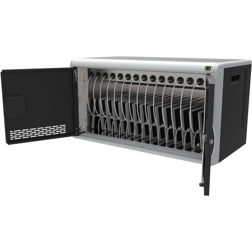 Rocstor VT0C14-01 Stands & Cabinets Rocstor Volt C14 Charging Station - Up To 13.3" Screen Support - 15.8" Height X 16.2" Width X 29.9"  Vt0c1401 818275737367