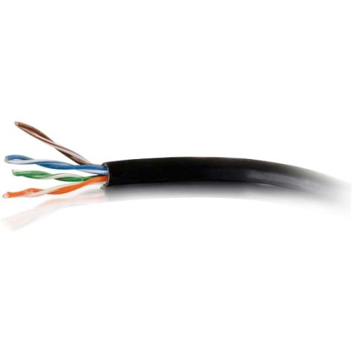 C2g 56027 Cables 1000ft Cat6 Bulk Ethernet Cable - Riser Cmr-rated, Utp - Black 757120560272