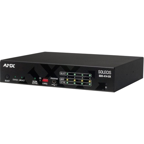 Harman Pro FG1010-314 VGA Switchboxes Amx Solecis 4x1 4k Hdmi Digital Switcher With Dxlink Output - 4096 X 2160 - 4k - Twisted Pair - 4 X  Fg1010314 718878024508