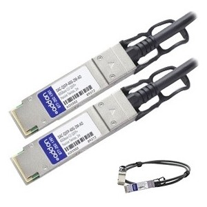 Addon DAC-QSFP-40G-0.5M-AO Cables Addon Dell Dac-qsfp-40g-0.5m Compatible Taa Compliant 40gbase-cu Qsfp+ To Qsfp+ Direct Attach Cable  Dacqsfp40g05mao 821455615263
