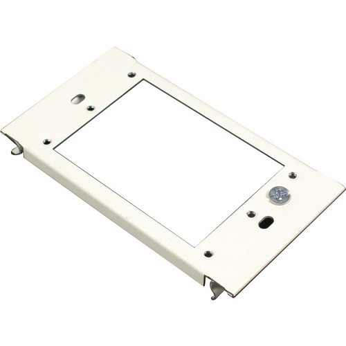 Middle Atlantic V6007C-1 Faceplates & Mounting Boxes Wiremold 6000 Single-gang Device Plate Fitting - 1-gang - Ivory - Steel (v6007c-1) V6007c1 786776080667
