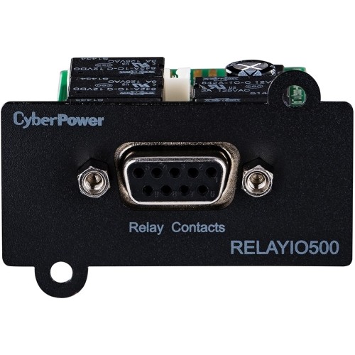 CyberPower RELAYIO500 UPS Management Adapters Cyberpower Relayio500 Network Management Card - Black 3yr Warranty - Hardware And Accessories 818242727155