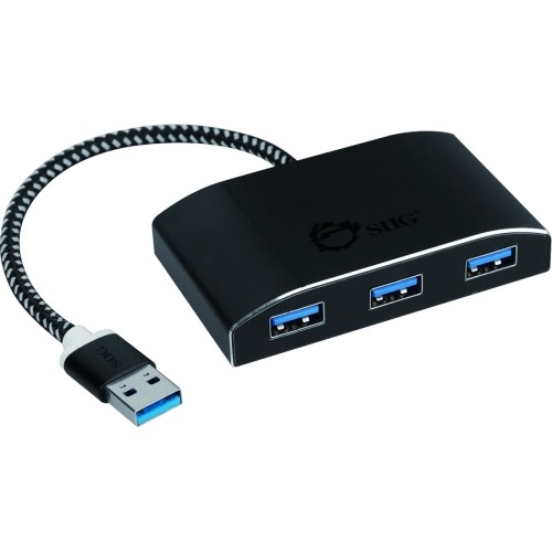 Siig JU-H40F12-S1 USB/Firewire Adapters Siig Superspeed Usb 3.0 4-port Powered Hub - Usb - External - 4 Usb Port(s) - 4 Usb 3.0 Port(s) - Pc Juh40f12s1 662774027326