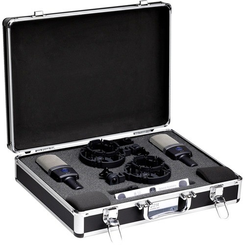 Harman Pro 3185X00110 Microphones Akg C214 Matched Pair Microphone - 20 Hz To 20 Khz - Wired - Condenser - Cardioid - Shock Mount - Xl 