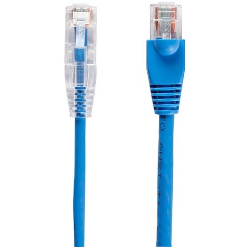 Black Box C6APC28-BL-01 Cables Black Box Slim-net Cat.6a Utp Patch Network Cable - 1 Ft Category 6a Network Cable For Patch Panel,  C6apc28bl01 650361651474