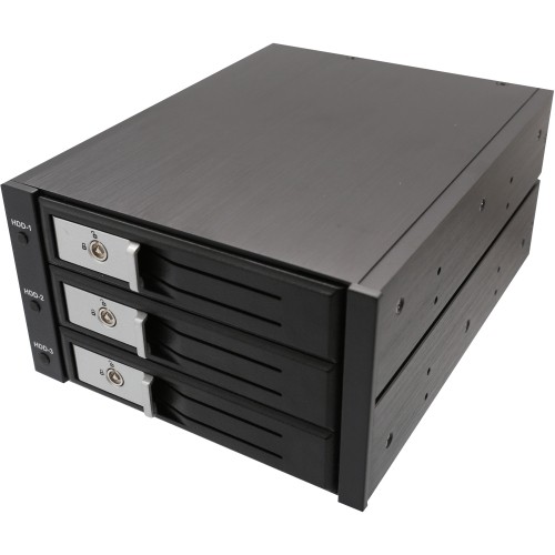 Syba SY-MRA35029 Drive Cabinets Syba Multimedia Drive Enclosure For 5.25" Internal - 3 X Total Bay - 3 X 3.5" Bay - Aluminum (sy-mra Symra35029 810154010639