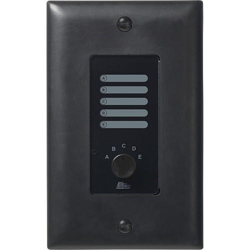 Harman Pro AC-5S-BLK-US A/V Control Panels Bss Analog Controller With 5-position Source Selector - Wired (ac-5s-blk-us) Ac5sblkus 