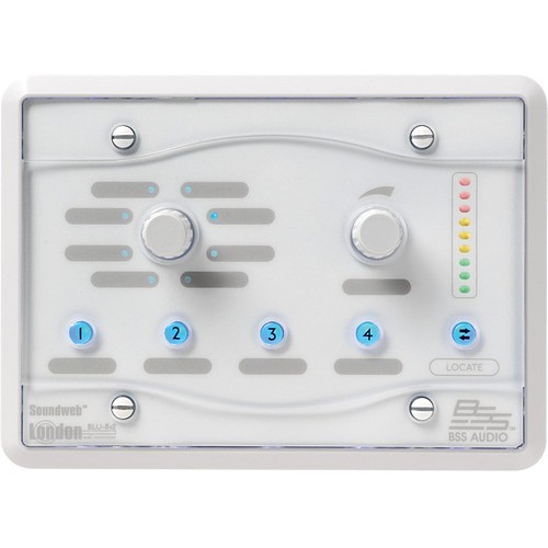 Harman Pro BLU-8-V2-WHT A/V Control Panels Bss Blu-8v2wht Programmable Zone Controller - Wired (blu-8-v2-wht) Blu8v2wht 