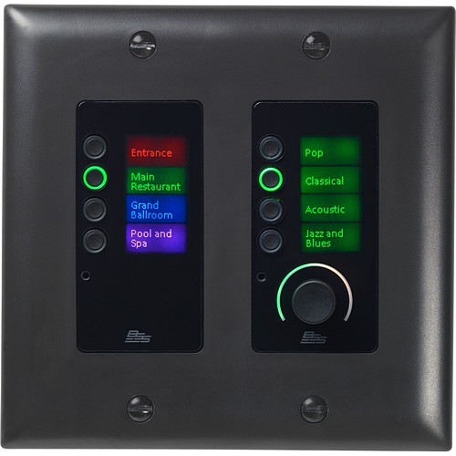 Harman Pro EC-8BV-BLK-US A/V Control Panels Bss Ec-8bv Ethernet Controller With 8 Buttons And Volume Control (ec-8bv-blk-us) Ec8bvblkus 