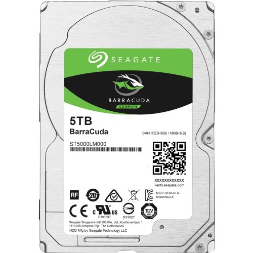 Seagate ST5000LM000 Hard Drives Barracuda Hard Drive 5 Tb 728072429955