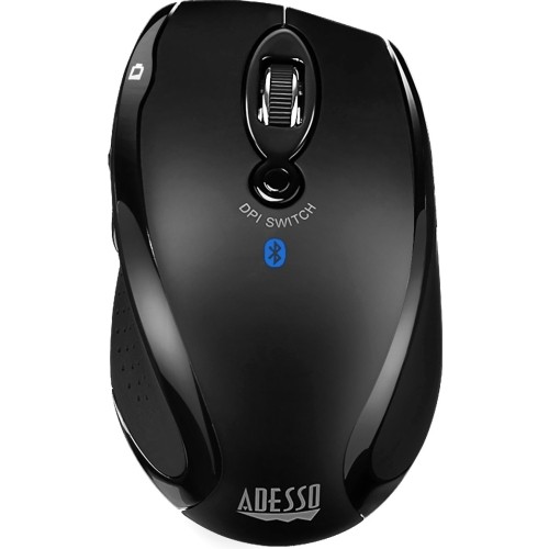 Adesso IMOUSES200B Pointing Devices (Mice) Adesso Imouse S200b - Bluetooth Ergo Mini Mouse - Optical - Wireless - Bluetooth - Black - 1 Each -  783750007504