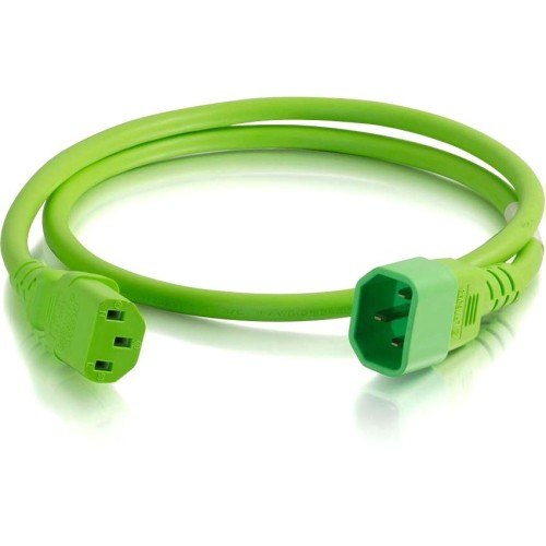 C2g 17495 Power Cords C2g 4ft 18awg Power Cord (iec320c14 To Iec320c13) - Green - For Pdu, Switch, Server - 250 V Ac / 10  757120174950