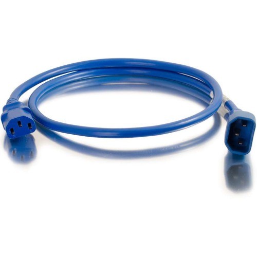 C2g 17552 Power Cords C2g Standard Power Cord - For Pdu, Server, Switch - 250 V Ac / 15 A - Blue - 6 Ft Cord Length - Iec  997853134757