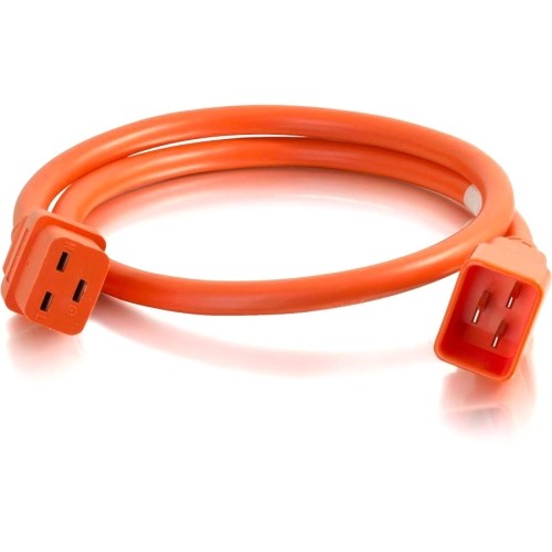 C2g 17722 Power Cords C2g 3ft 12awg Power Cord (iec320c20 To Iec320c19) - Orange - For Pdu, Switch, Server - 250 V Ac / 20 757120177227