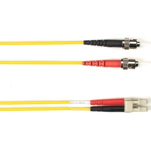 Black Box FOCMRSM-020M-STLC-YL Cables Fiber Optic Duplex Patch Network Cable Focmrsm020mstlcyl 822088096108