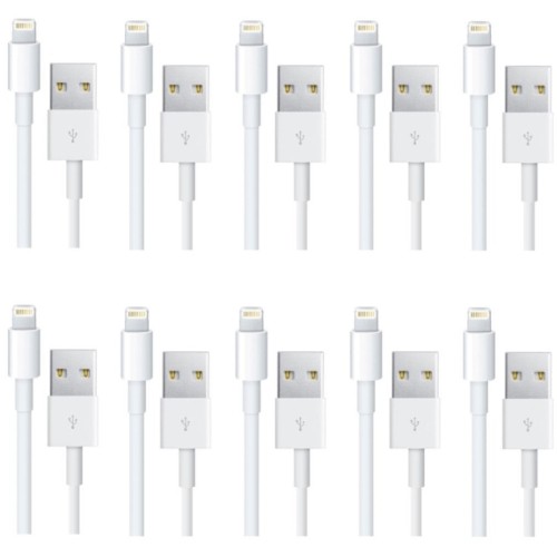 4xem 4XLIGHTNING10PK Cables 10 Pack 3ft 1m Lightning Cable For Apple Iphone/ipad/ipod 873791011728