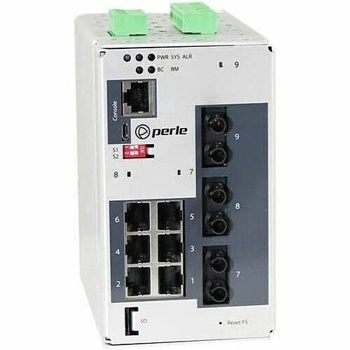 Perle Systems 07014500 Switches & Bridges Perle Ids-509g3-t2md05-sd10 - Industrial Managed Ethernet Switch - 9 Ports - Manageable - Gigabit Et 679202145002