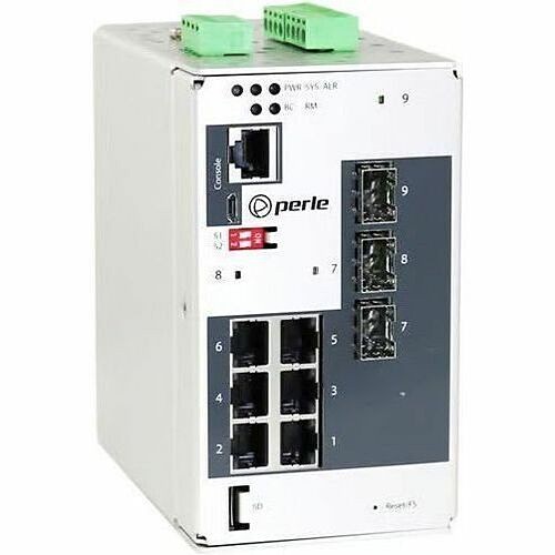 Perle Systems 07013400 Switches & Bridges Perle Ids-509-3sfp-xt - Industrial Managed Ethernet Switch - 6 Ports - Manageable - Gigabit Ethernet 679202134006