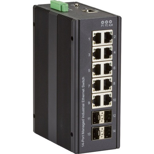 Black Box LIG1014A Switches & Bridges Gigabit Ethernet (1000-mbps) Extreme Temperature Managed Switch - (10) 10/100/10 (lig1014a) 520449118352