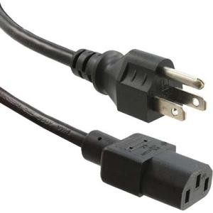 Enet Components N515-C13-15A-6F-ENC Power Cords Enet 5-15p To C13 6ft Black External Heavy-duty Power Cord / Cable Nema 5-15p To Iec-320 C13 15a 14a N515c1315a6fenc 762047515793