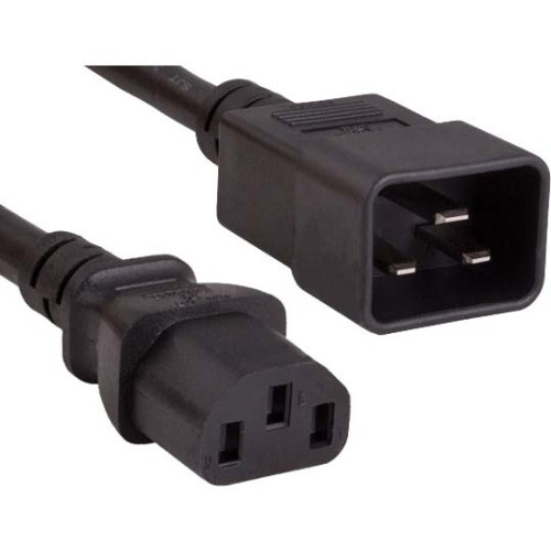 Enet Components C13C20-4F-ENC Power Cords Enet C13 To C14 4ft Black Power Cord / Cable 250v 14 Awg 15a Nema Iec-320 C13 To Iec-320 C20 4' - Li C13c204fenc 762047516400