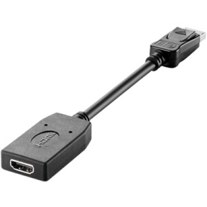 Hp F3W43AA Connector Adapters Hp Displayport To Hdmi 1.4 Adapter - 1 X Hdmi Hdmi 1.4 Digital Audio/video Female - 1 X Displayport  644391059874