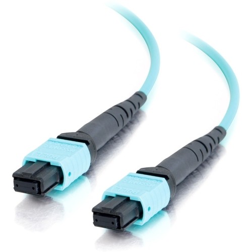 C2g 31316 Cables C2g 5m Mpo Fiber Array Cable Method B Om4 Riser Rated (ofnr) - Aqua - 16ft - Fiber Optic For Network 757120313168