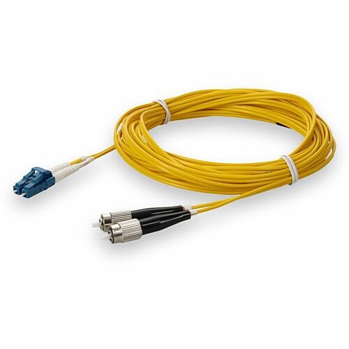 Addon ADD-LC-FC-8M9SMF Cables Addon 8m Fc (male) To Lc (male) Yellow Os2 Duplex Fiber Ofnr (riser-rated) Patch Cable - 100% Compat Addlcfc8m9smf 821455646809