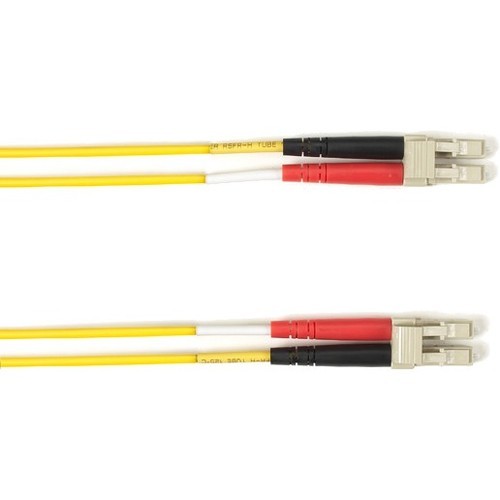 Black Box FOCMP10-003M-LCLC-YL Cables Black Box Fiber Optic Duplex Patch Network Cable - 9.80 Ft Fiber Optic Network Cable For Network Dev Focmp10003mlclcyl 822088137399