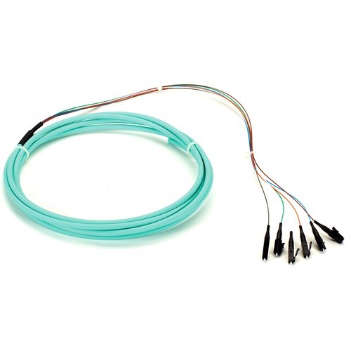 Black Box FOPT50M3-LC-12AQ-3 Cables Black Box 3m Lc Om3 50-micron Mm Fiber Pigtail 12-strand Ofnr Pvc Aqua - 9.84 Ft Fiber Optic Network Fopt50m3lc12aq3 822088096696