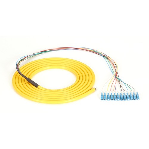 Black Box FOPT50S1-LC-12YL-3 Cables Black Box Os2 9-micron Single-mode Fiber Optic Pigtail - 12-strand, Ofnr, Pvc - 9.84 Ft Fiber Optic  Fopt50s1lc12yl3 822088096740