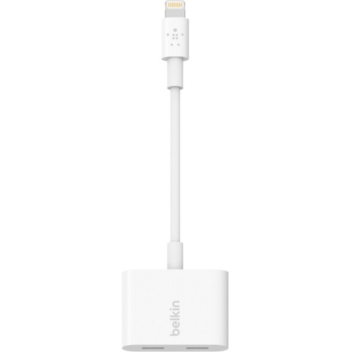Belkin F8J198BTWHT Cables Belkin Lightning Audio + Charge - 4.50" Lightning Audio/power Cable For Iphone, Ipad, Ipad Air, Ipad 745883716517