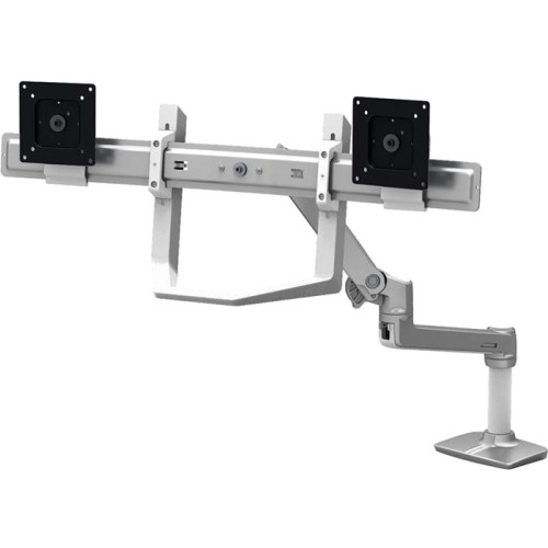 Ergotron 98-037-062 Miscellaneous Devices Ergotron 98-037-062 Lx Dual Direct Bow Handle Kit - 11.4" Width X 6.3" Depth X 9.8" Height - White 98037062 991430299983