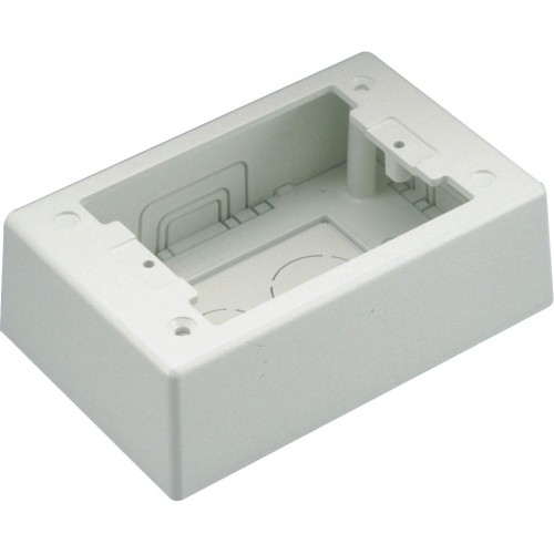 Panduit JBP1WH Faceplates & Mounting Boxes Panduit Jbp1wh Mounting Box - 1-gang - White - Polyvinyl Chloride (pvc) 007498364072