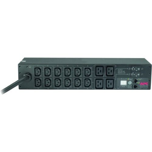 Apc Schneider AP7822B PDUs Apc By Schneider Electric Rack Pdu, Metered, 2u, 32a, 230v, (12) C13 And (4) C19 - Metered - 2u - Rack 731304331520