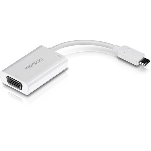 Trendnet TUC-VGA2 Connector Adapters Usb-c To Vga Adapter With Power Delivery Tucvga2 710931180107