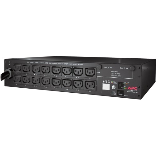Apc Schneider AP7911B PDUs Rack Pdu, Switched, 2u, 30a, 208v, (16)c13 098379082673