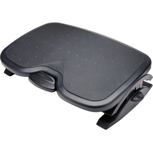 Kensington K52789WW Ergonomic Supports Kensington Solemate Plus Foot Rest - Black - 3.50" - 5" Adjustable Height - 30anddeg; Tilt - Black - 1 803933241386